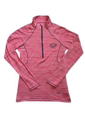 ​Boston Red Sox Under Armour Small Red HeatGear 1/4 Zip Pullover MLB Athletic